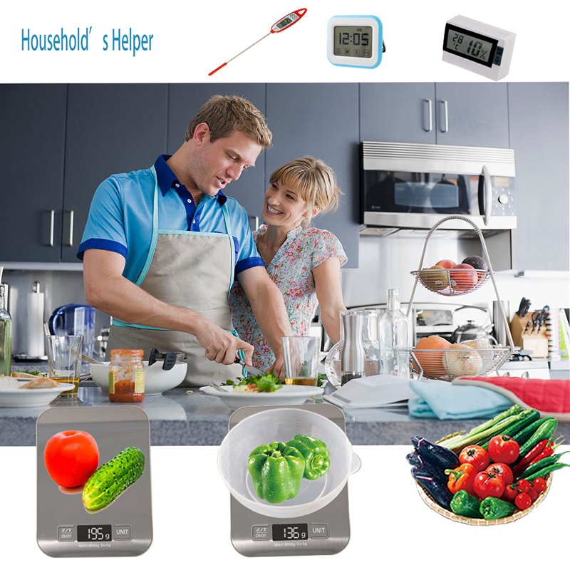 Family Barbecue Outdoor Digital Kitchen Food Tableware Scale