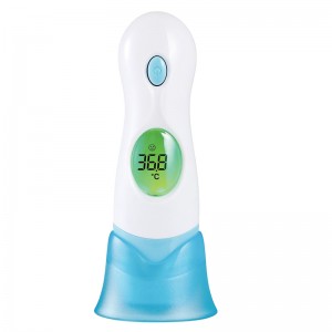 Medical Forehead and Ear Thermometer Temperature and Fever Health Alert Clinical Monitoring System for Children and Adults