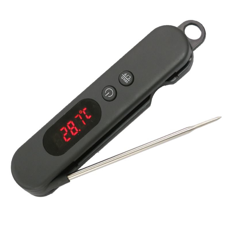 Folding BBQ Thermometer for Kitchen Outdoor Cooking Grill
