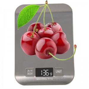5Kilo Grams on a Kitchen Scale Stainless Steel Accurate Electronic Scales
