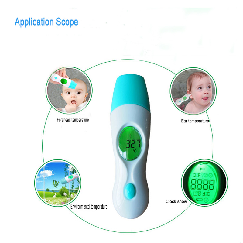 Environment Safe Easy Scan Digital Infrared Ear Thermometer and Forehead Thermometer