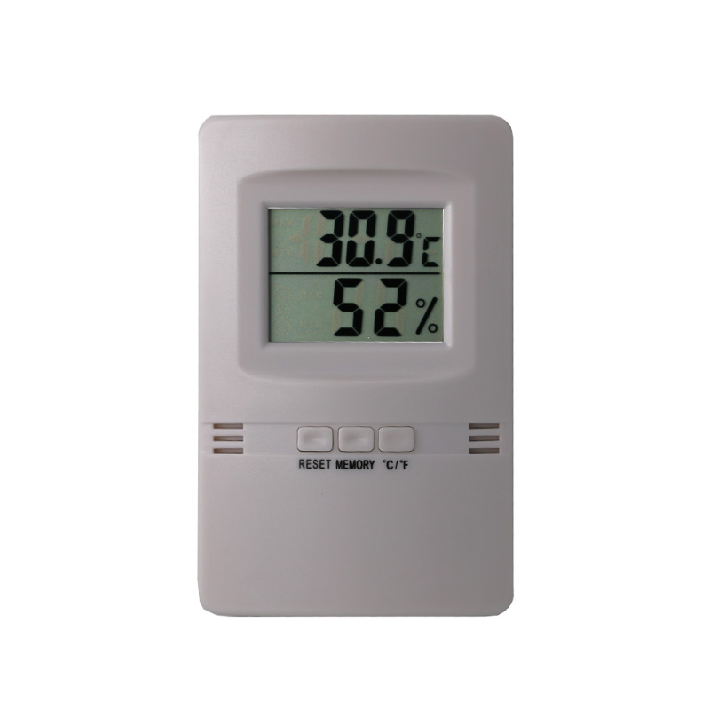 Ultra Thin and Single LCD Digital Thermometer & Hygrometer +-1C +-5%RH Hygrothermograph