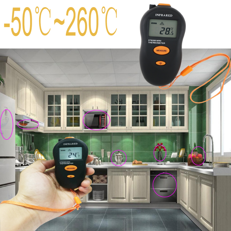 Wearable Safe Conevinetive Wireless Infrared Thermometer Multi Real-Time Monitoring Temperature Thermometer