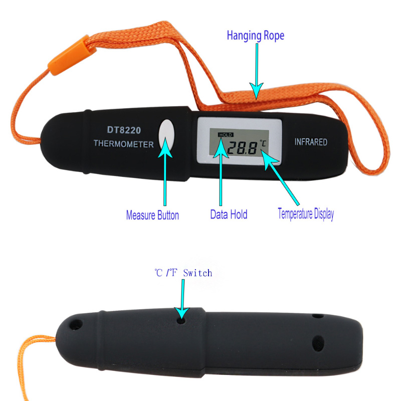 Manufaction Infrared Pen Thermometer Mini Wearable Contactless Thermometer