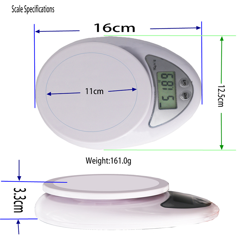 Household Small Scale Maker Digital Kitchen  Weighing