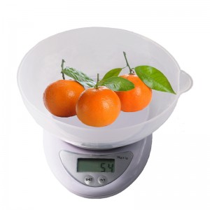 OEM 0.1g 7g High Precision Digital Home Use Weight Food Fruit Scale with Bowl