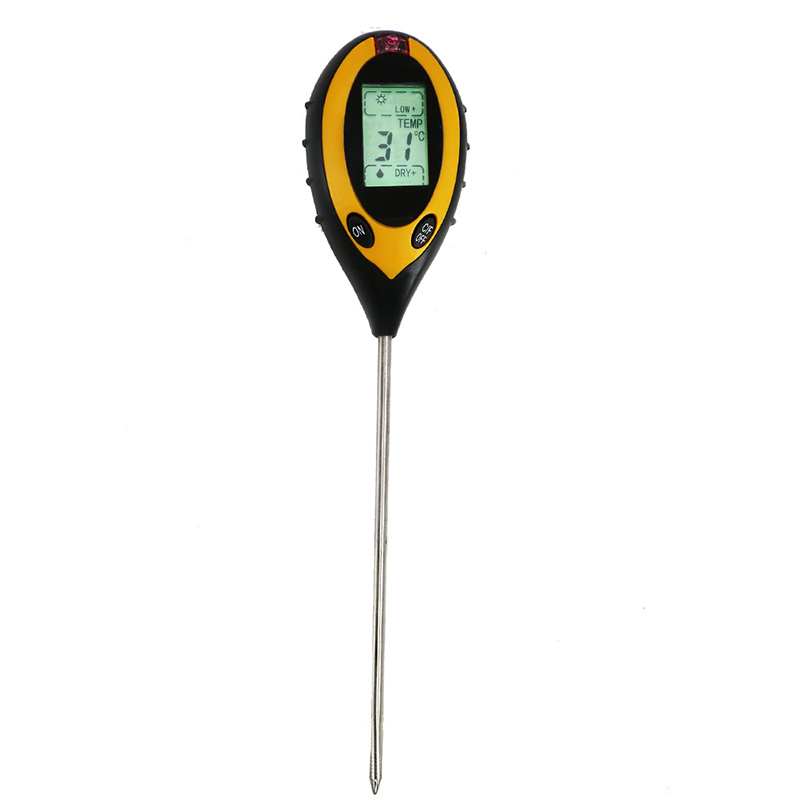 Scientifically and Accurately Insert the Probe of Instrument Into Soil Tester