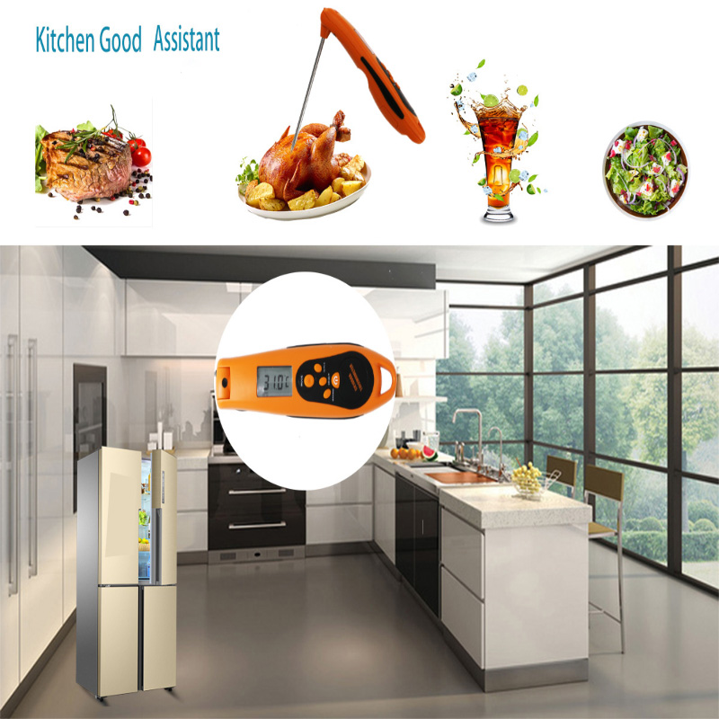 165 Degree Rotatable Woodpecker Style Accurately Detect Food Thermometer