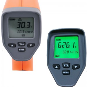 Industrial High Accuracy Hot Selling -50 to 750 Celsius Laser Infrared Thermometer