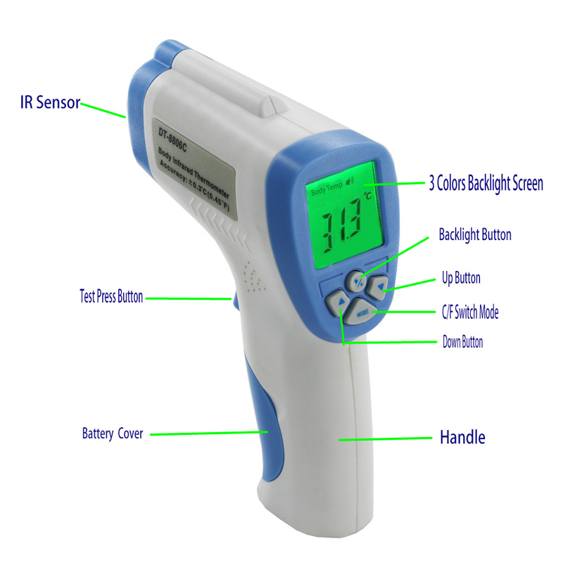 +-0.3C/0.54F Accuracy and 32 to 43Celsius Temperature Range Clinical Thermometer for Children and Adults Old Men Etc