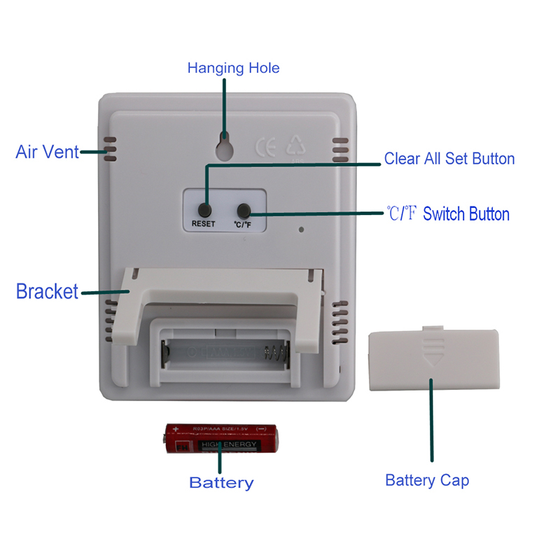 High Accuracy Wide Usage Scope Temperature Humidity Instruments