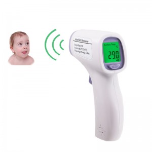Infrared Forehead Thermometer Measuring Baby Body Changes