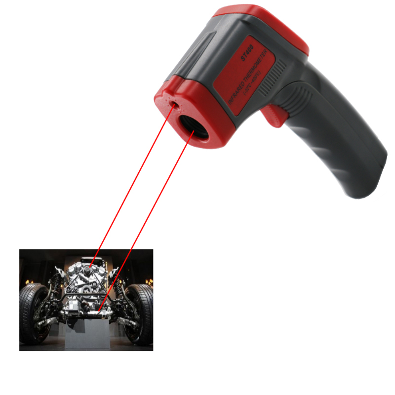 Industrial  Infrared  Thermometer Distance to Spot Ratio 12:1 Contact Digital Temperature Laser Gun