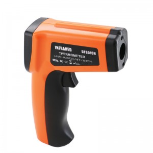 Laser Temperature Gun  Contact Infrared Thermometer Pyrometer -50~1600  Emissivity Adjustable