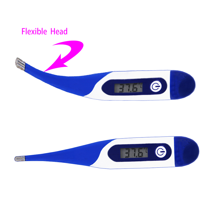 Medical Electronic Thermometer Oral Temperature 30 Seconds Reading Easy Accurate and Rectal Thermometer with Fever Indicator