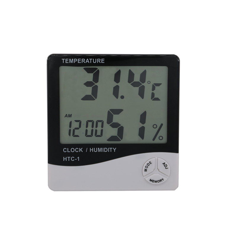Indoor Thermometer Measuring Humidity Sensor Temperature Meter Weather Station Digital