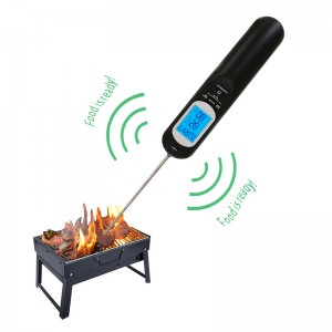 Quality Chinese New Product Cooking Kitchen Food Voice Digital Thermometer with Flashlight and USB
